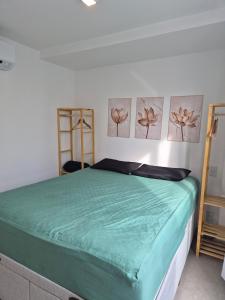 Кровать или кровати в номере Studio Premium A7A - Recém Inaugurado, tudo novo