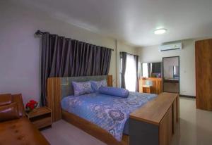 Postel nebo postele na pokoji v ubytování Kathu V pool villa 171 + 79 fotografií