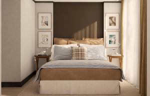 Postel nebo postele na pokoji v ubytování Hotel Madeira