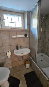 Koupelna v ubytování Arber Haus Paula + 10 fotografií