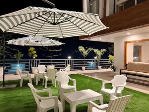 Posezení v ubytování Hotel Rockland Residency