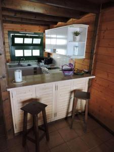 Kuchyň nebo kuchyňský kout v ubytování Apartamentos Santa Ana - Adults Only