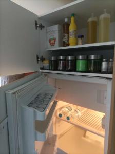 Kuchyň nebo kuchyňský kout v ubytování The cave of Cyclops