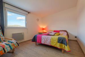 Postel nebo postele na pokoji v ubytování Appartement de charme en Ardèche