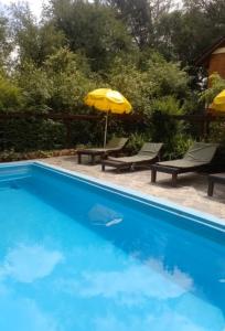 Bassein majutusasutuses Cabañas Rayun või selle lähedal