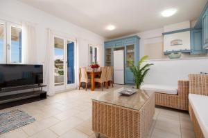 Et opholdsområde på Kriolithos Houses