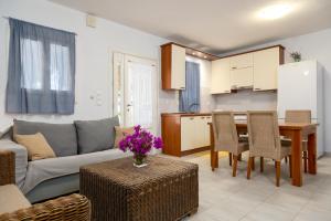 Køkken eller tekøkken på Kriolithos Houses