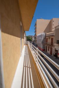 a view from the balcony of a building at san Lorenzo by the sea in Augusta