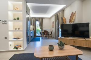 Μια τηλεόραση ή/και κέντρο ψυχαγωγίας στο Venetia's Kastoria Home