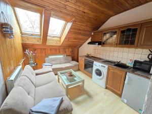 Η κουζίνα ή μικρή κουζίνα στο M5 Meridian Apartment +9 φωτογραφίες