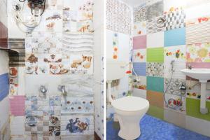 Koupelna v ubytování Hotel O Cooum Riverview Chennai Formerly Nimalan Residency