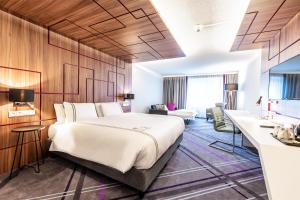 Postel nebo postele na pokoji v ubytování Premier Inn Braunschweig City Centre