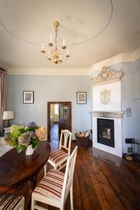 Posezení v ubytování Haus Burgblick