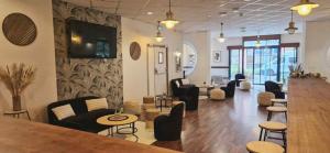 Χώρος καθιστικού στο B&B HOTEL Rouen Centre