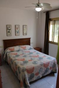 Postel nebo postele na pokoji v ubytování Villa Mercedes Peñoncillo