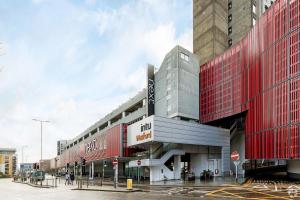 Bygningen som lejligheden ligger i