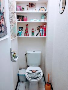 Koupelna v ubytování Cosy Coty