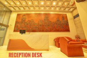 Ο χώρος του λόμπι ή της ρεσεψιόν στο Hotel Amrta