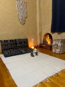 Postel nebo postele na pokoji v ubytování Spellbound in Siwa