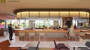 Εστιατόριο ή άλλο μέρος για φαγητό στο Hampton by Hilton Bordeaux Merignac Airport