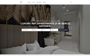 Postel nebo postele na pokoji v ubytování Art Apartments Warszawska 21 Katowice