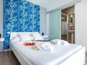 Postel nebo postele na pokoji v ubytování Alcalá B1 Amazing Studio with Sea View