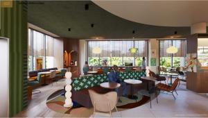 Posezení v ubytování Hampton by Hilton Bordeaux Merignac Airport