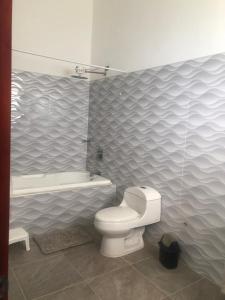 Koupelna v ubytování Eco hotel finca porvenir