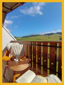 Balkón nebo terasa v ubytování Altopiano di Asiago Apartment