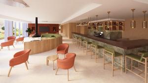 Posezení v ubytování Água Hotels Terra Fria