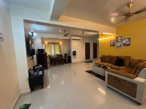 Χώρος καθιστικού στο Hygge suites