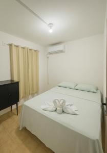 Postel nebo postele na pokoji v ubytování Casa Maré - a 1 min da praia