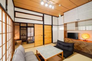 Posezení v ubytování 灯りの宿