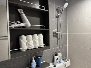 Koupelna v ubytování 인덕원스테이 27