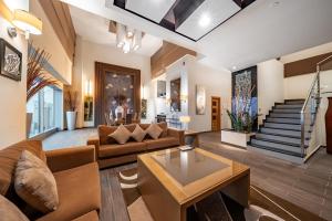 Posezení v ubytování Riu Plaza Panamá