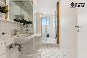 Ένα μπάνιο στο MONTEUR - Unterkunft für bis zu 5 Personen in 63454 Hanau - HU12 +4 φωτογραφίες