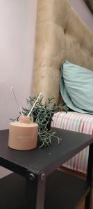 Ένα ή περισσότερα κρεβάτια σε δωμάτιο στο Appartement au centre rabat dyour jamaa