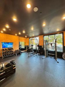 Fitness centrum a/nebo fitness zařízení v ubytování Bianco