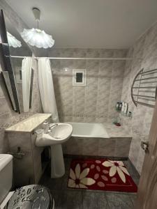 Koupelna v ubytování Apartament