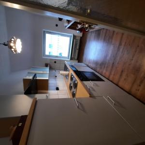 Η κουζίνα ή μικρή κουζίνα στο Ferienwohnung Jule +8 φωτογραφίες