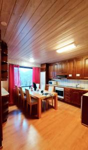 Kuchyň nebo kuchyňský kout v ubytování Villa Lucky