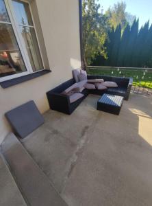 Posezení v ubytování Sauna house in Parnu