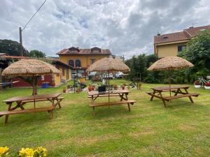 Κήπος έξω από το Hotel Rural Rumoroso