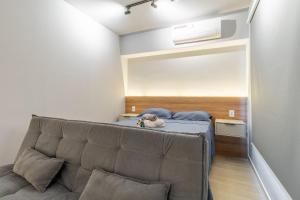 Postel nebo postele na pokoji v ubytování Vila Mariana - Conforto e Praticidade