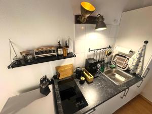 Kuchyň nebo kuchyňský kout v ubytování Gemütliches Altstadtjuwel im Herzen Passaus