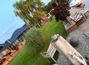 Κήπος έξω από το Ferienwohnung Blinkfüer