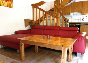 Posezení v ubytování Natur Ferienpark 6 - Ferienhaus Typ B