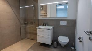 Ένα μπάνιο στο Modern apartment next to Zurich HB with roof terrace +22 φωτογραφίες