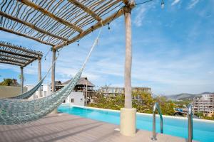 Πισίνα στο ή κοντά στο New! Bamboo Nama