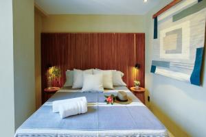 Ένα ή περισσότερα κρεβάτια σε δωμάτιο στο New! Bamboo Nama +18 φωτογραφίες